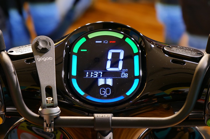 gogoro auto snelheidsmeter