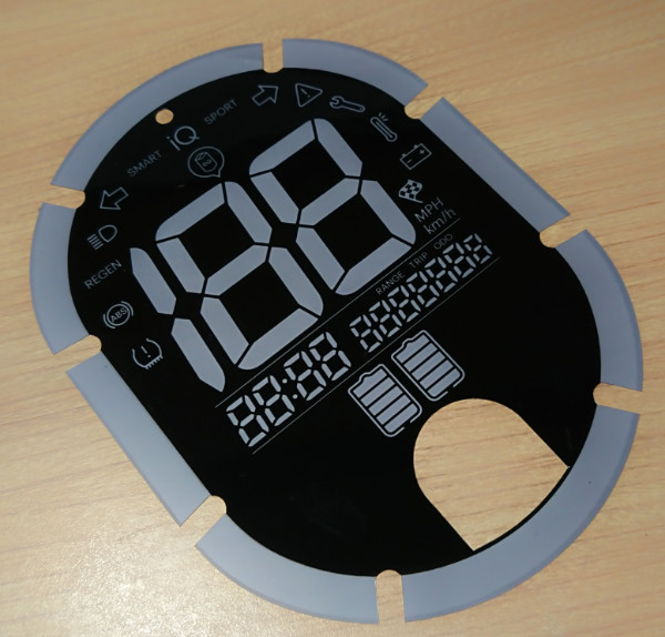 print pc speedometer film transparent